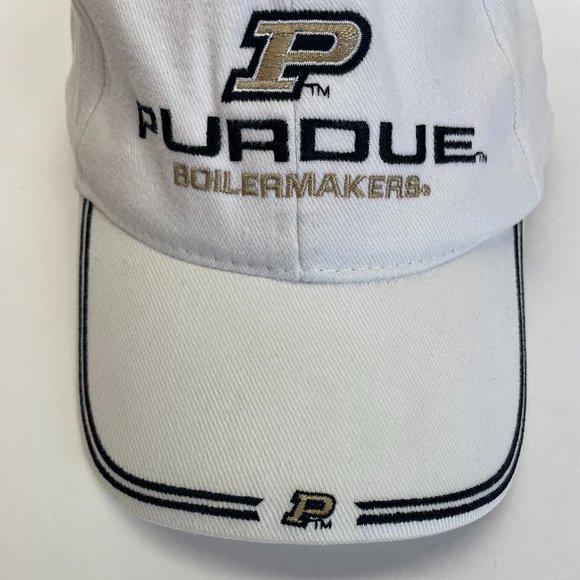 Purdue Boilermakers Hat - Velcro Adjust - College Authentics Brand - Embroidered - Picture 2 of 13